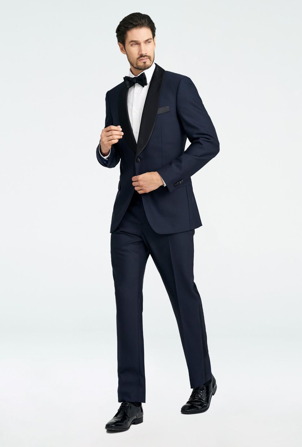 Blue Silk Tuxedo