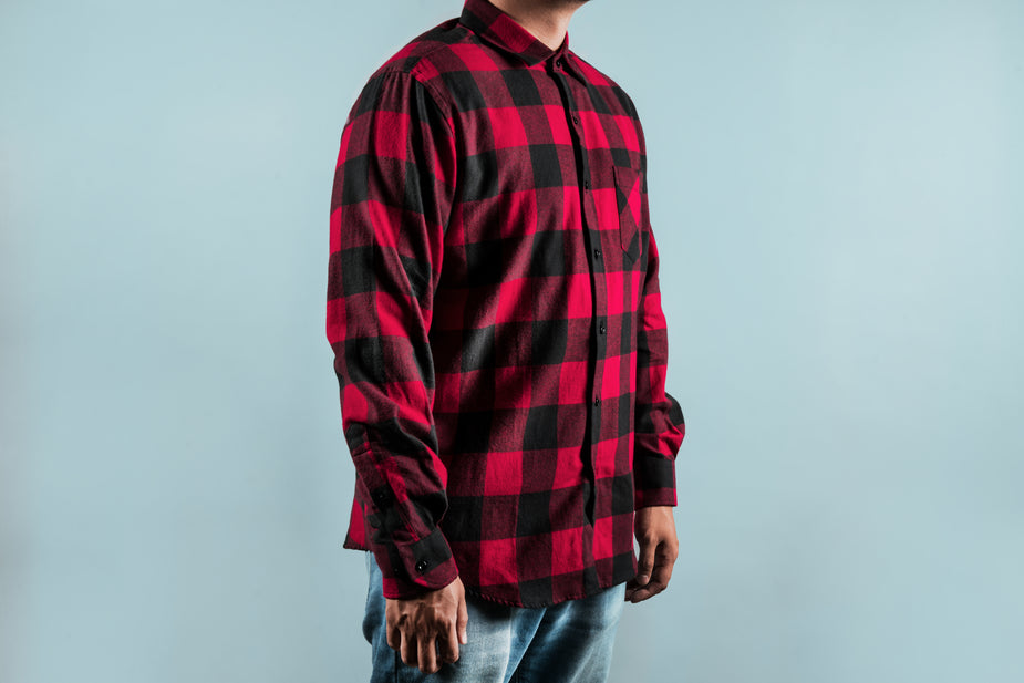 (Applied, Unlinked) Chequered Red Shirt